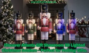 Atlanta Gift Showroom 3D Lighted Christmas Soldiers